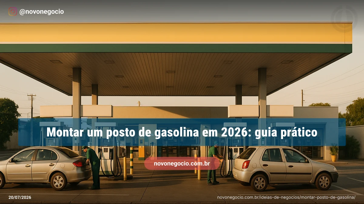 Imagem principal de posto de gasolina: Mercado, Investimento e Licença