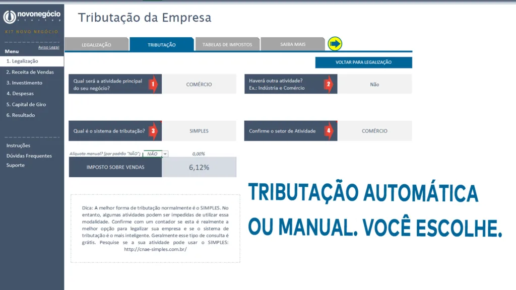 Tributação Automática ou Não